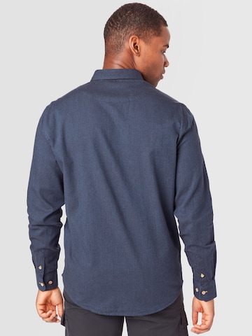 Kronstadt Regular fit Button Up Shirt 'Johan Diego' in Blue