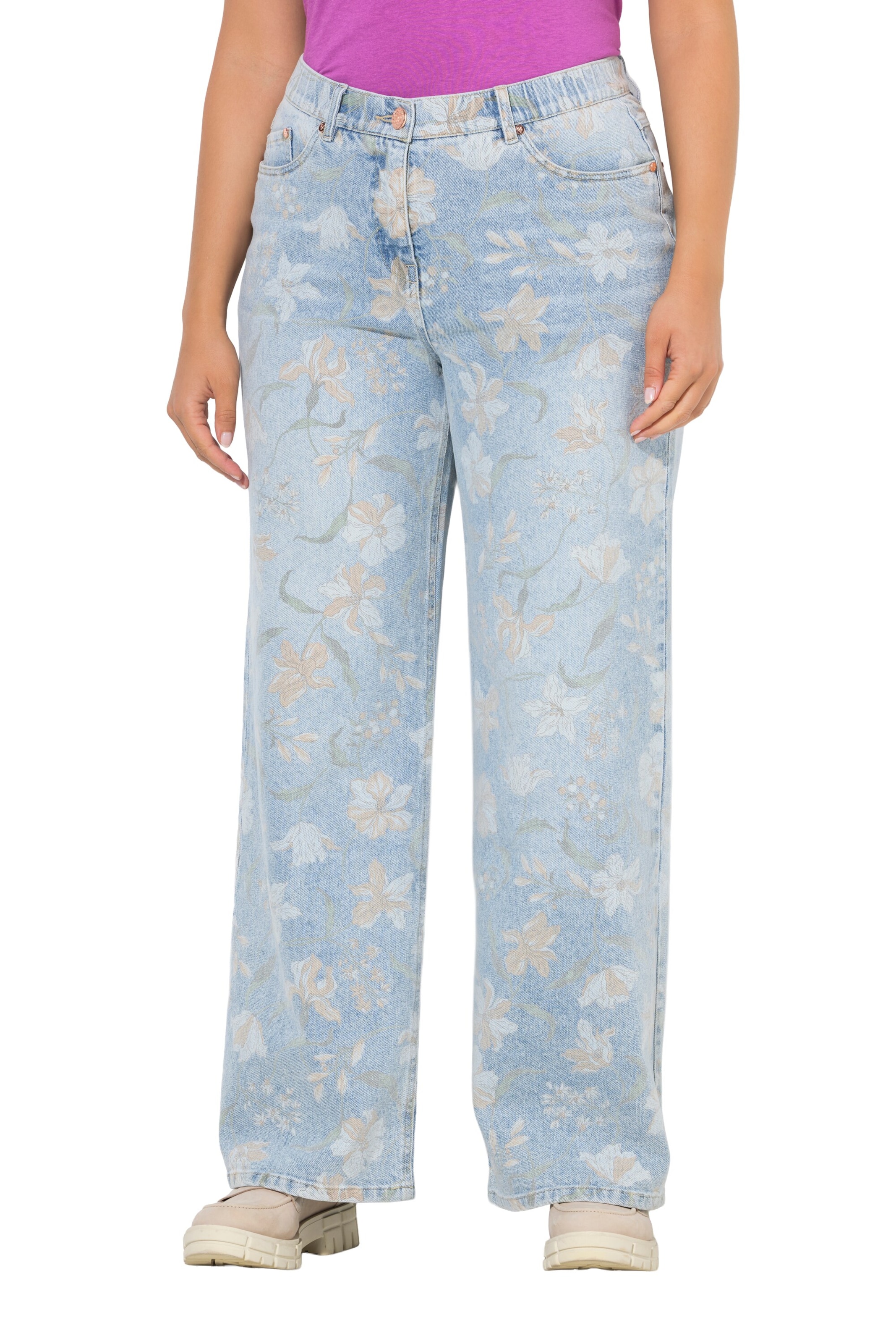 Ulla Popken Loose fit Jeans in Blue: front