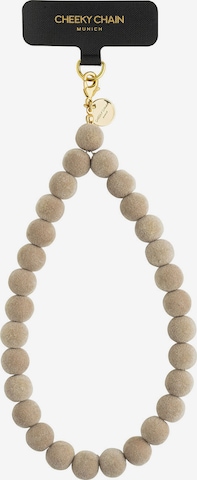 Cheeky Chain Munich Handykette in Beige: Vorderseite