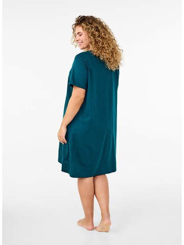 Zizzi Nachthemd 'Mally' in Blau