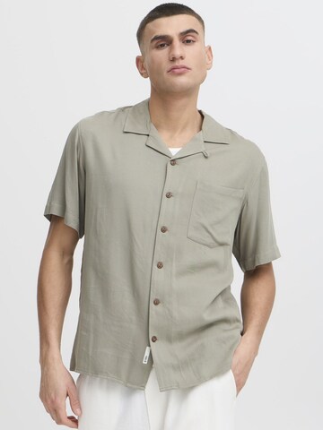 !Solid Comfort fit Button Up Shirt ' SDPABLO ' in Green