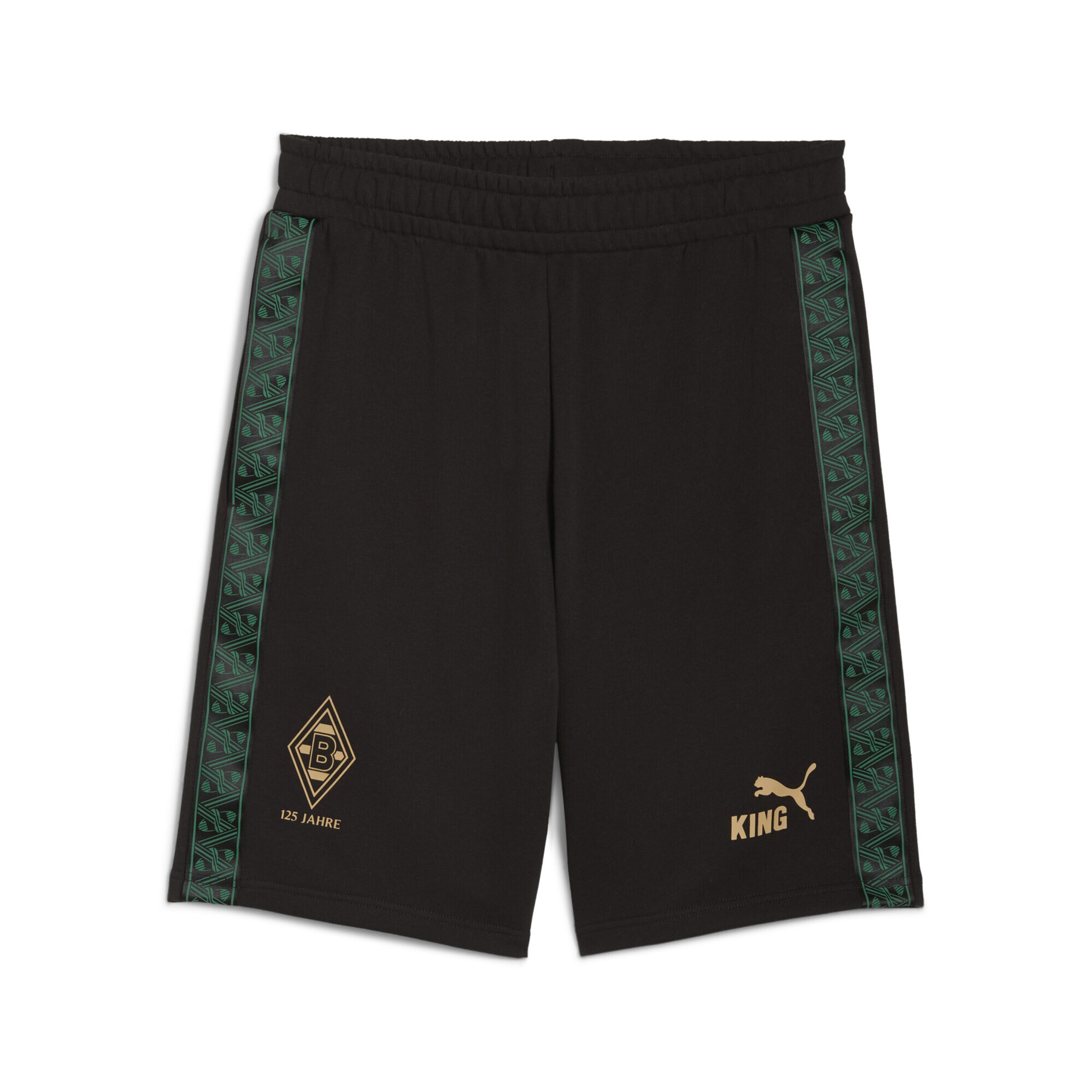 PUMA Loose fit Sports trousers 'Borussia Mönchengladbach King' in Black: front