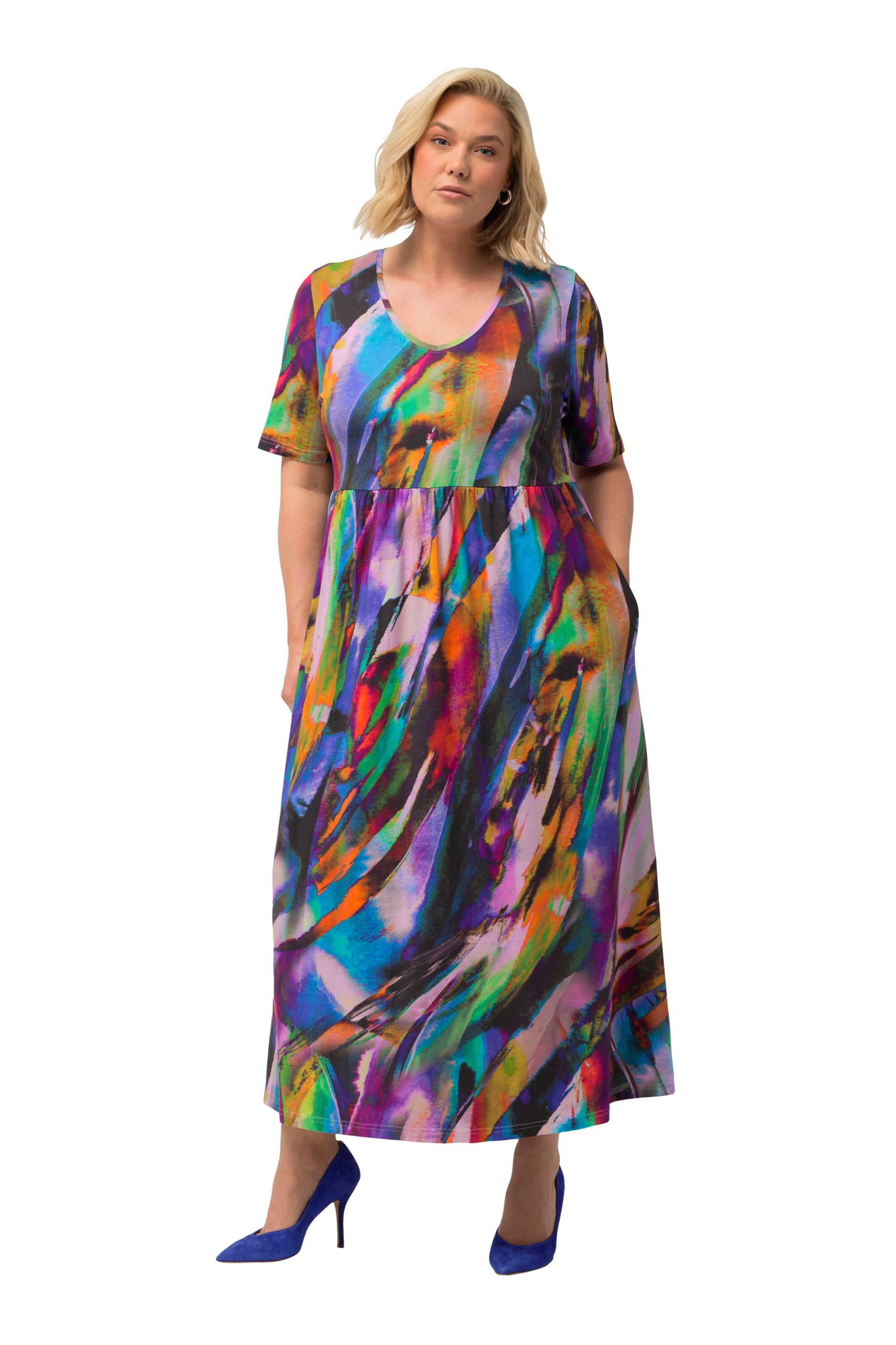 Ulla Popken Dress in Mixed colours: front