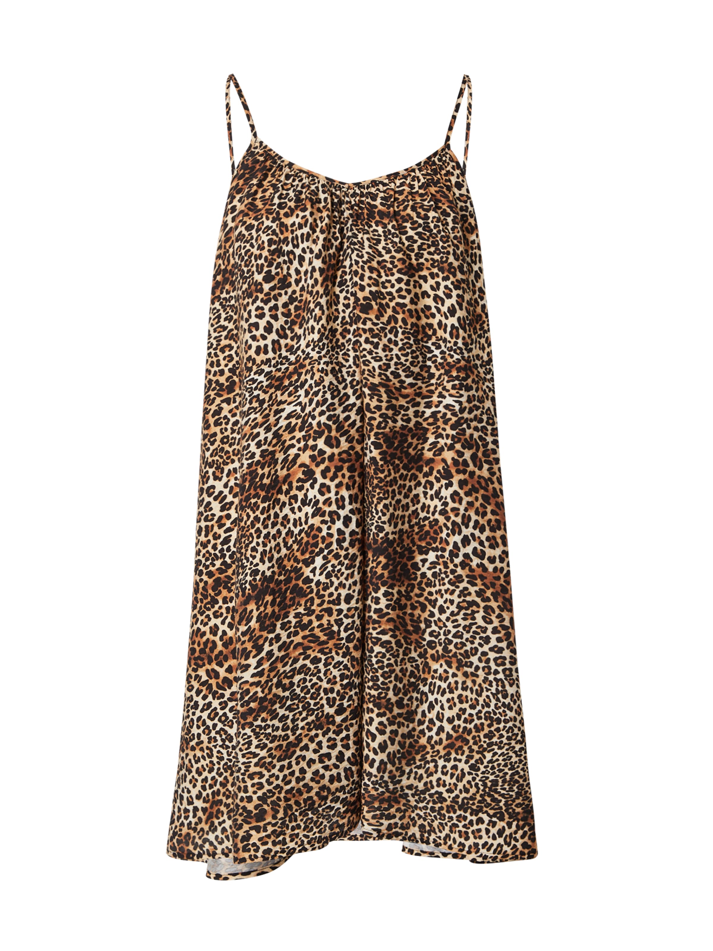 EDITED Šaty 'Freda' - Hnedá: predná strana