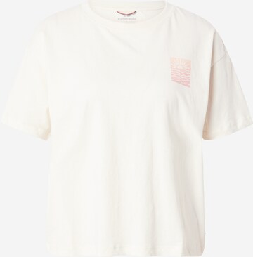 T-shirt 'SUNRISE FLOWER' Kathmandu en blanc : devant