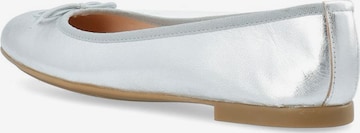 Bianco Ballet Flats in Silver