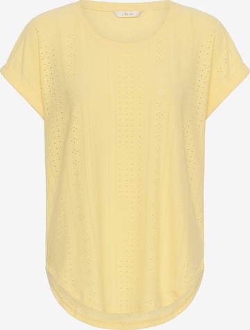 Cream T-shirt 'CRMianna' in Gelb: Vorderseite