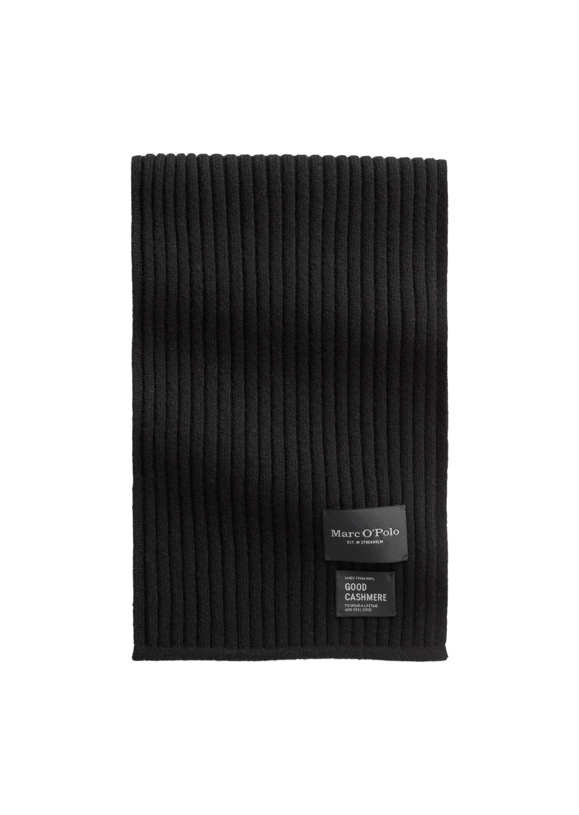 Marc O'Polo Sjaal in Zwart: voorkant