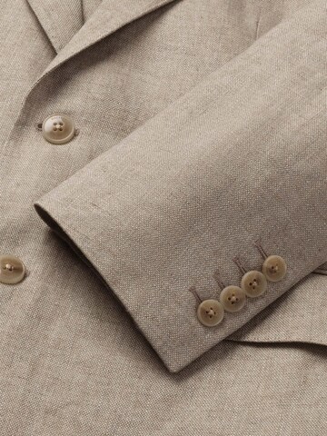 Hackett London Regular Fit Sakko 'DELAVE HOPSACK' in Beige