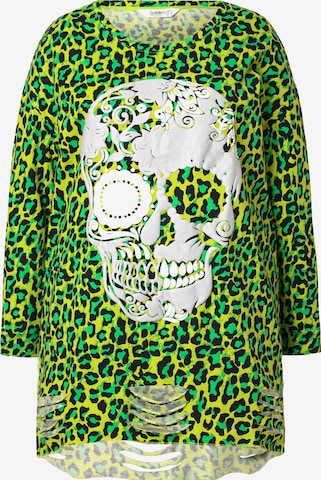 Sweat-shirt Angel of Style en vert : devant