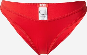 DIESEL Bikini Bottoms 'BFPN-PUNCHY-X' in Red: front