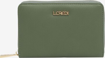 L.CREDI Wallet 'Filippa' in Green: front
