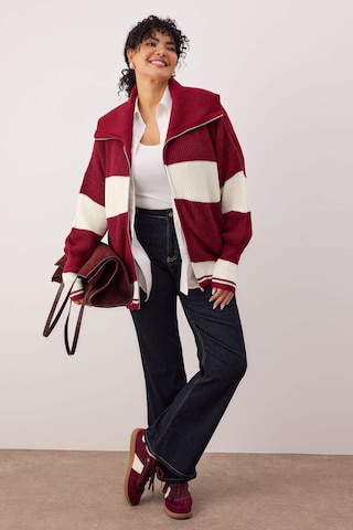 Trendyol Curve - Cárdigan en rojo