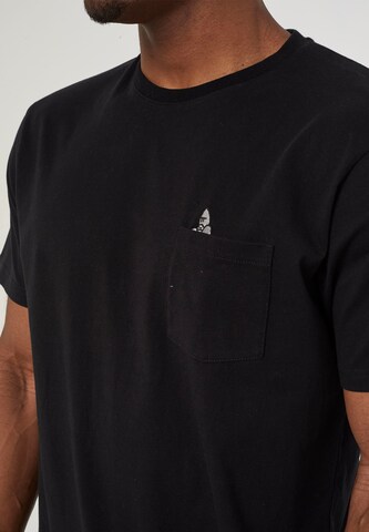 THAT GORILLA BRAND Shirt 'SILVERBACK BLACK POCKET T' in Zwart