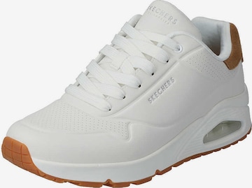 Baskets basses 'Uno - Suited On Air' SKECHERS en blanc : devant