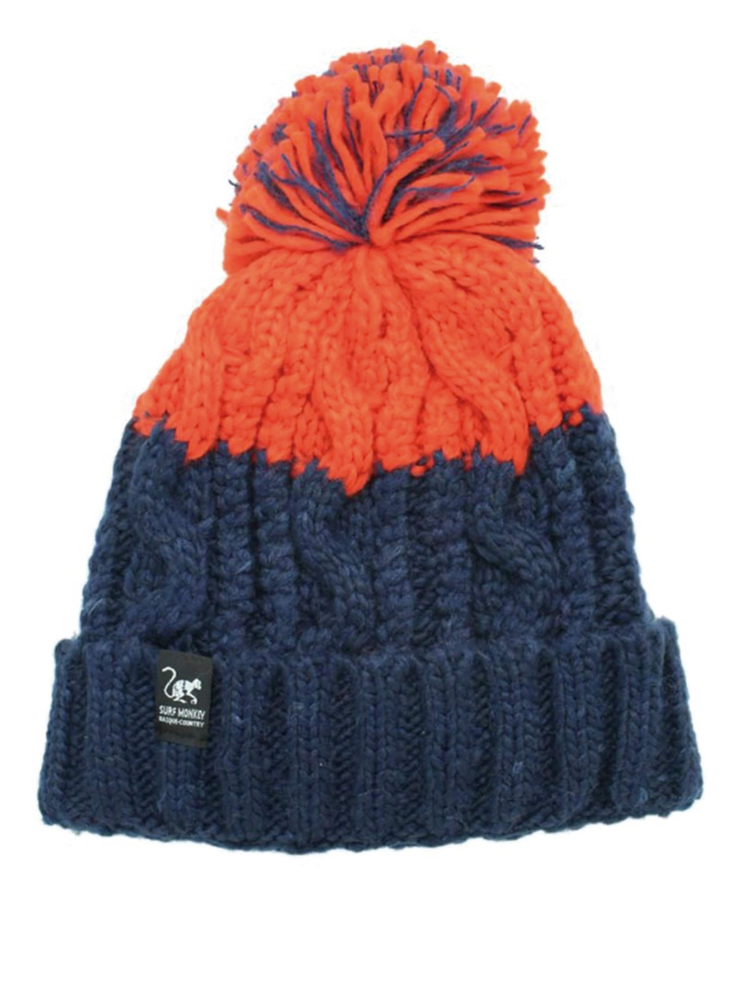 Berretto di Surf Monkey in rosso: frontale