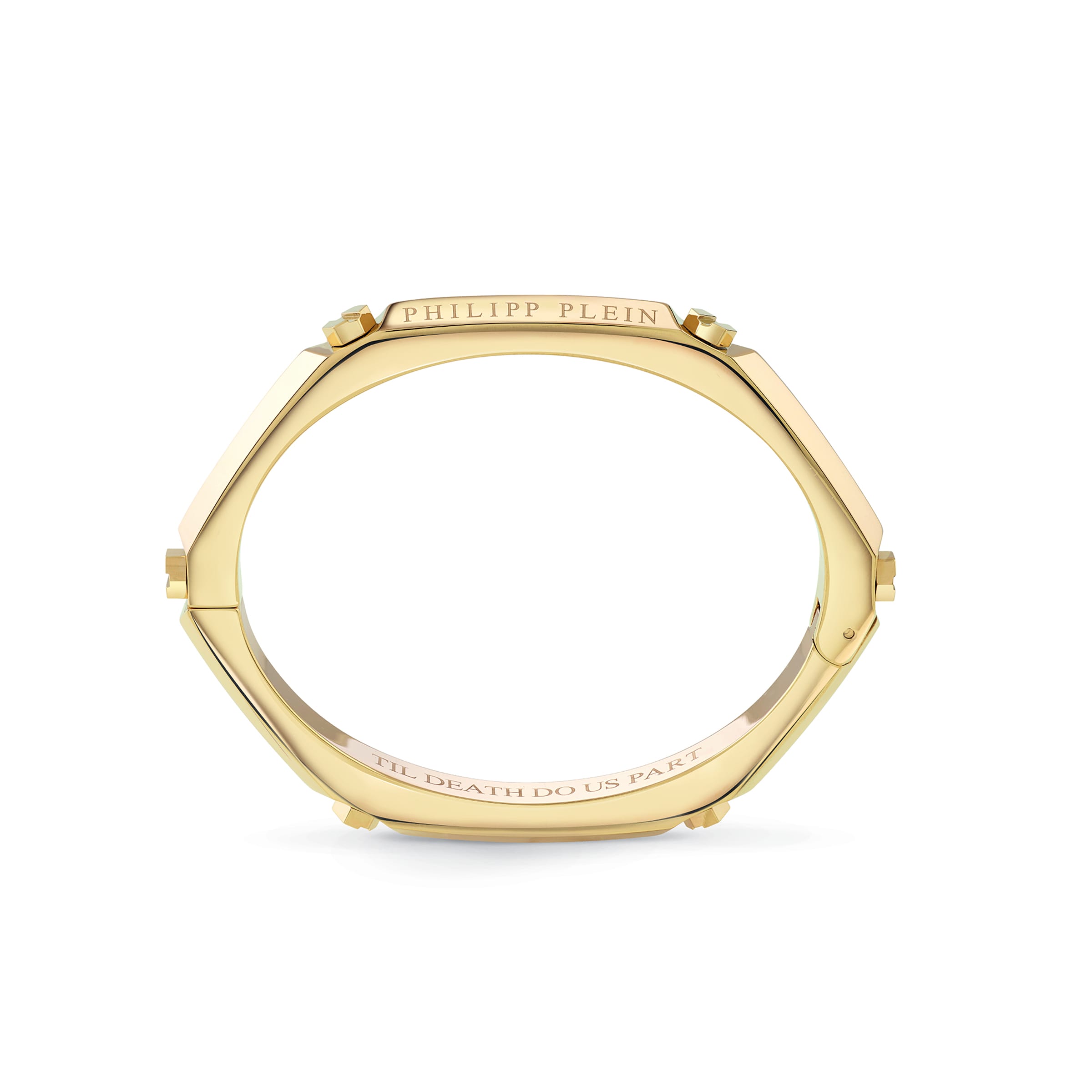 Philipp Plein Jewellery Bracelet 'The Plein Cuff' in Gold