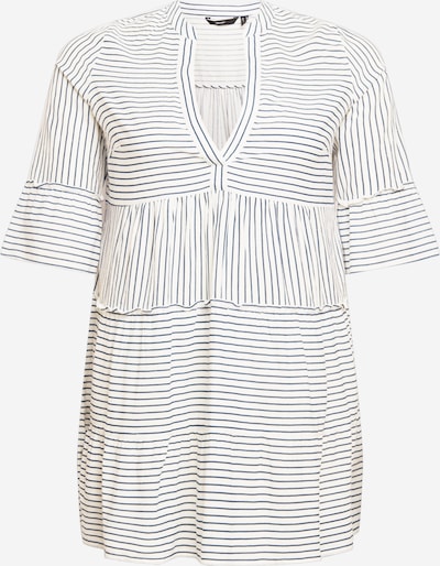 Vero Moda Curve Robe 'Heli' en anthracite / blanc, Vue avec produit