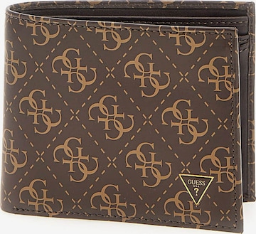 GUESS Wallet 'Vezzola' in Brown: front