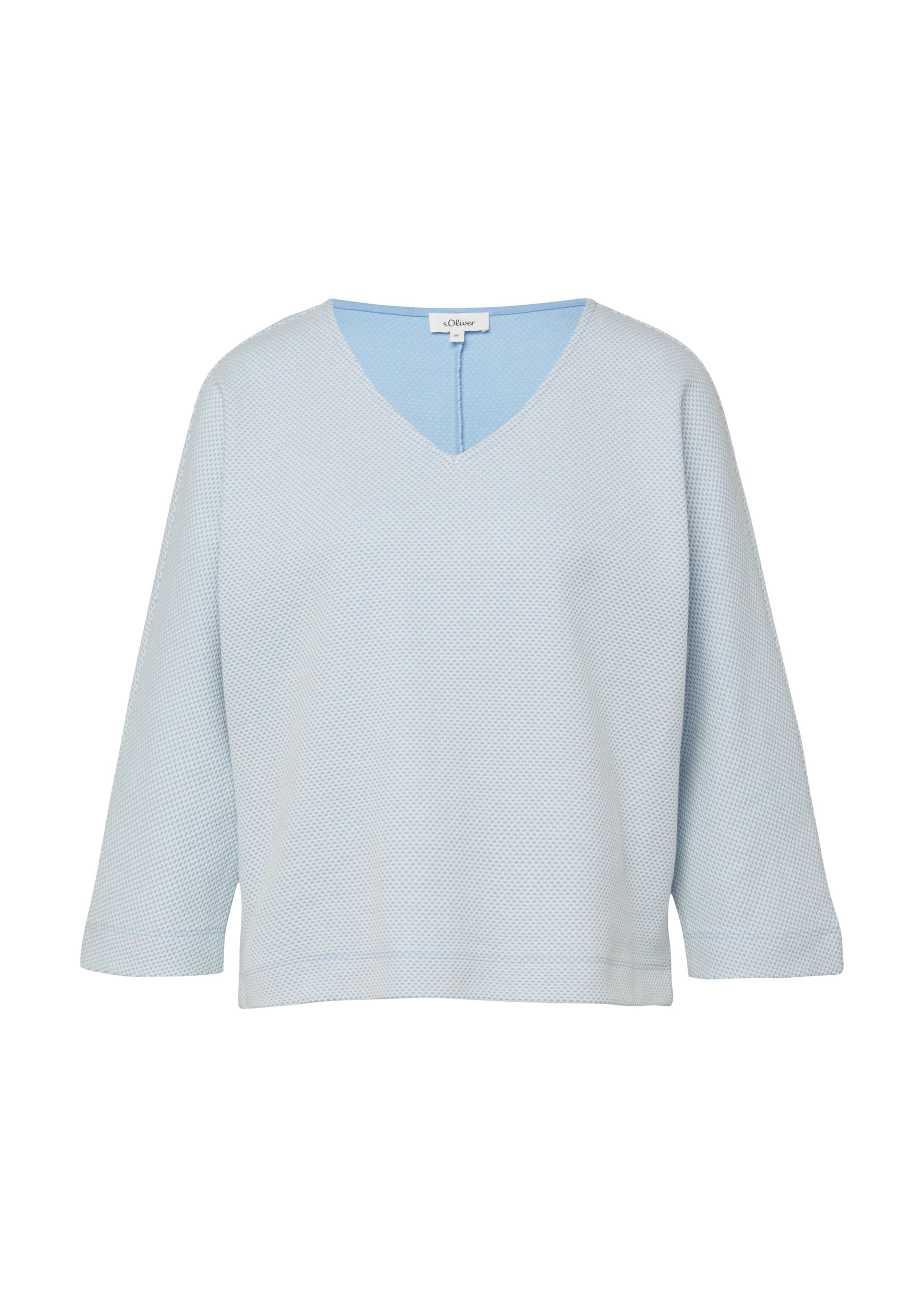 s.Oliver Shirt in Blauw: voorkant