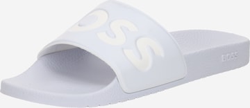 Saboți 'Aryeh' de la BOSS pe albastru: față