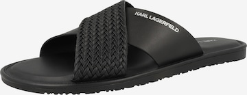 Karl Lagerfeld - Sapato aberto 'KASTOR IV' em preto: frente