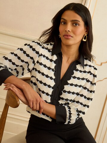 love & roses Blouse in Beige