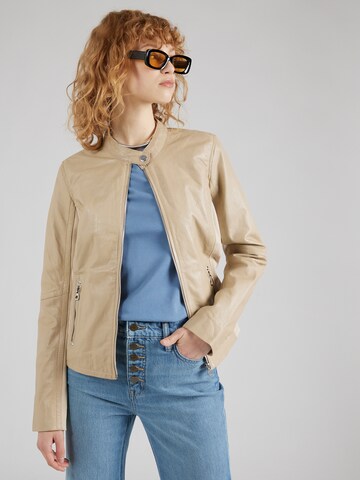 Gipsy Between-Season Jacket 'Clair' in Beige: front