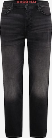 HUGO Red Regular Jeans 'Hugo 634' in Black: front