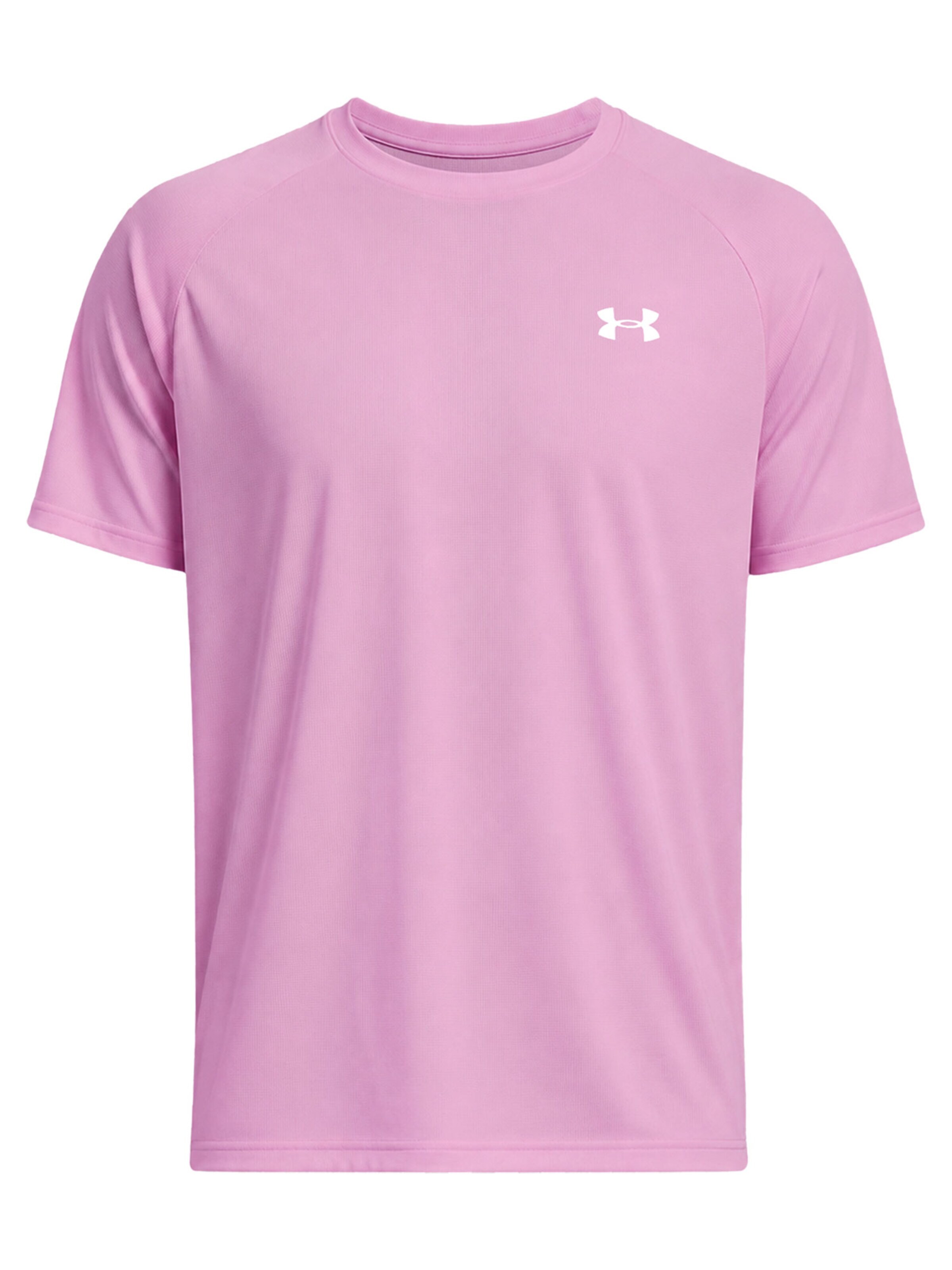 UNDER ARMOUR Funktionsshirt 'Tech Textured SS'‌‌‌‌‌‌‌‌ in Pink: Vorderseite
