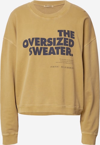 Liv Bergen Sweatshirt 'Rosina' in Yellow: front