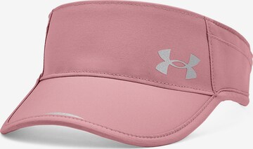 UNDER ARMOUR Athletic Cap 'Launch Run Visor' in Pink: front