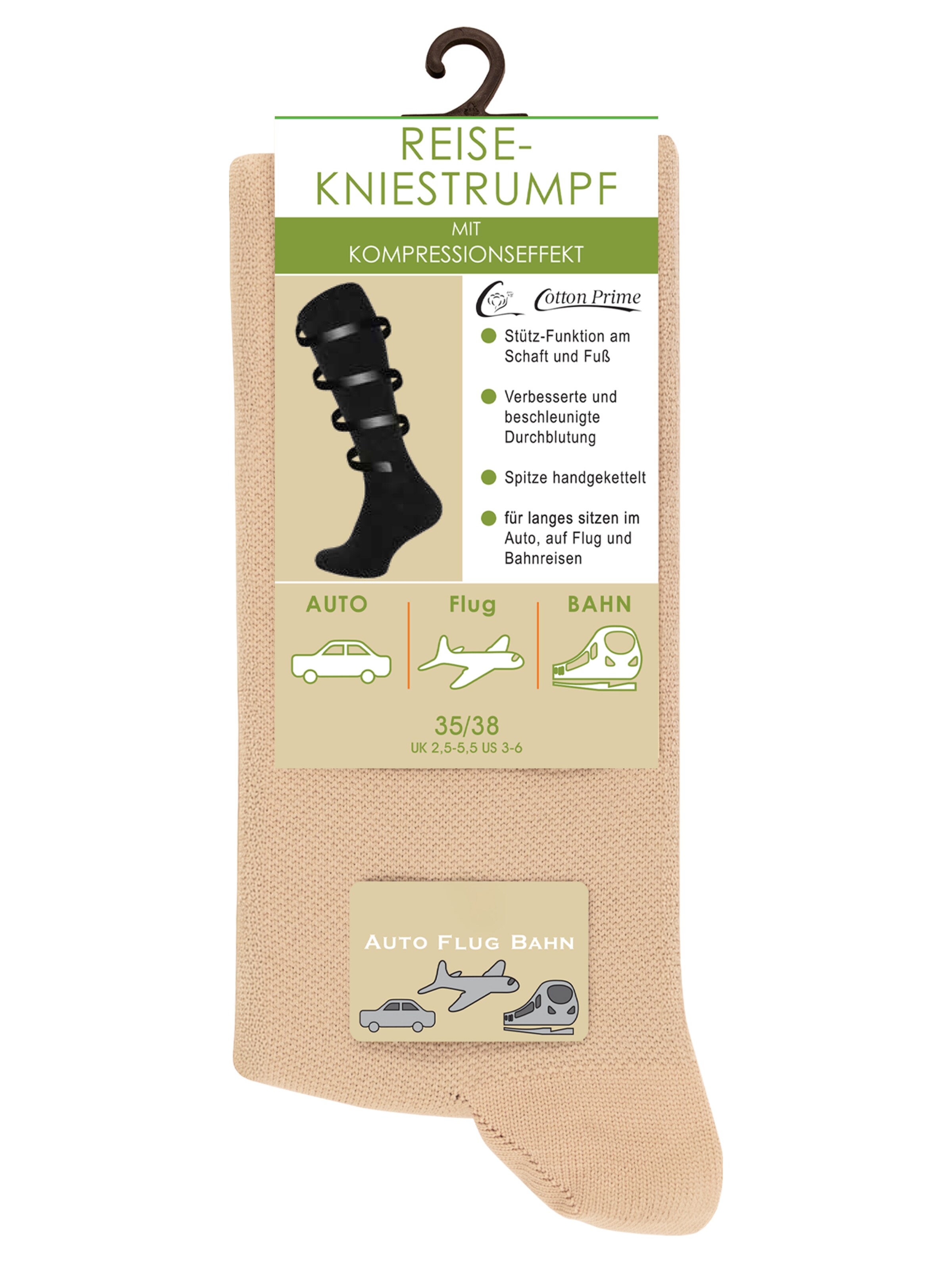 Gambaletto di Cotton Prime in beige