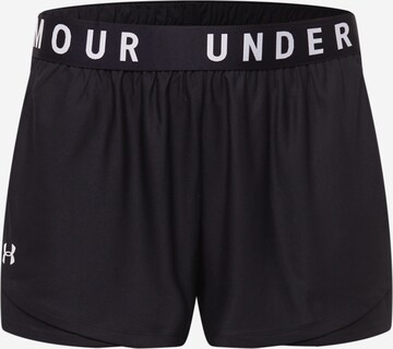 Regular Pantaloni sport 'Play Up' de la UNDER ARMOUR pe negru: față