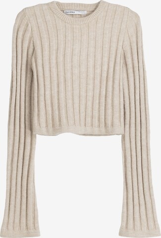 Bershka Pullover in Beige: predná strana