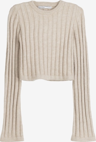 Bershka Trui in Beige: voorkant