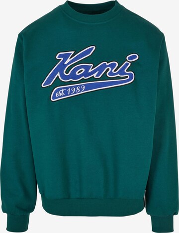 Karl Kani Sweatshirt in Green: front