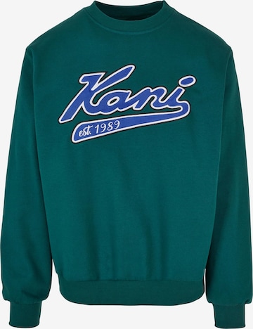 Karl Kani - Sweatshirt em verde: frente