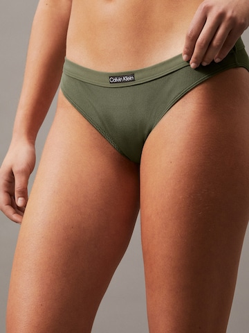Bas de bikini Calvin Klein Swimwear en vert