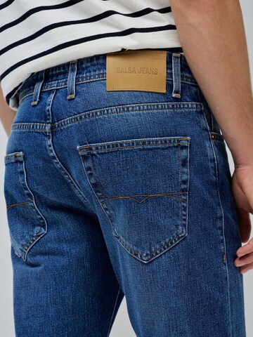 Regular Jean 'Straight' Salsa Jeans en bleu