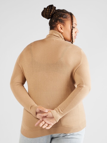 Lauren Ralph Lauren Plus Sweter 'ZOE' w kolorze beżowy