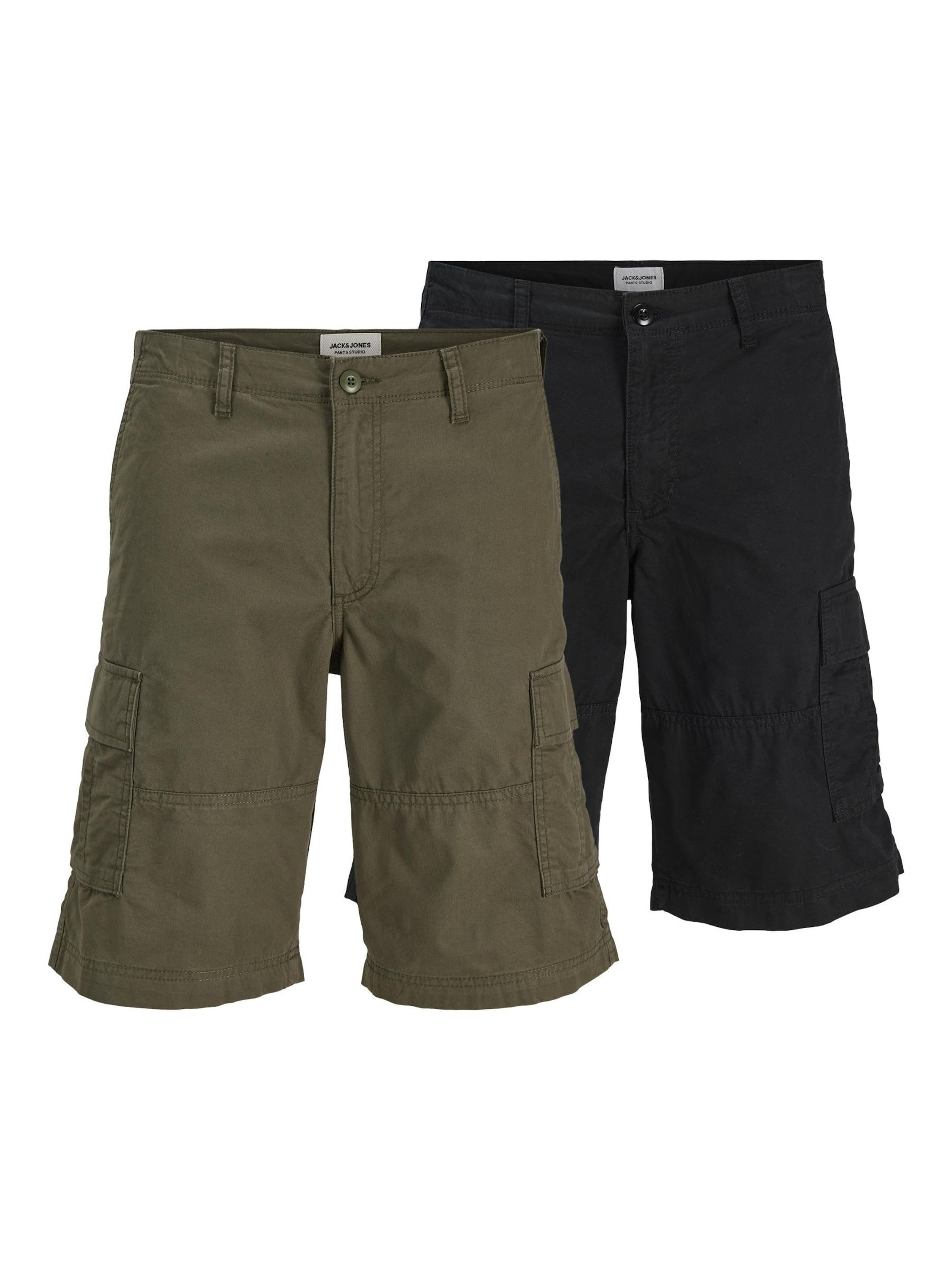 JACK & JONES - regular Pantalón en verde: frente