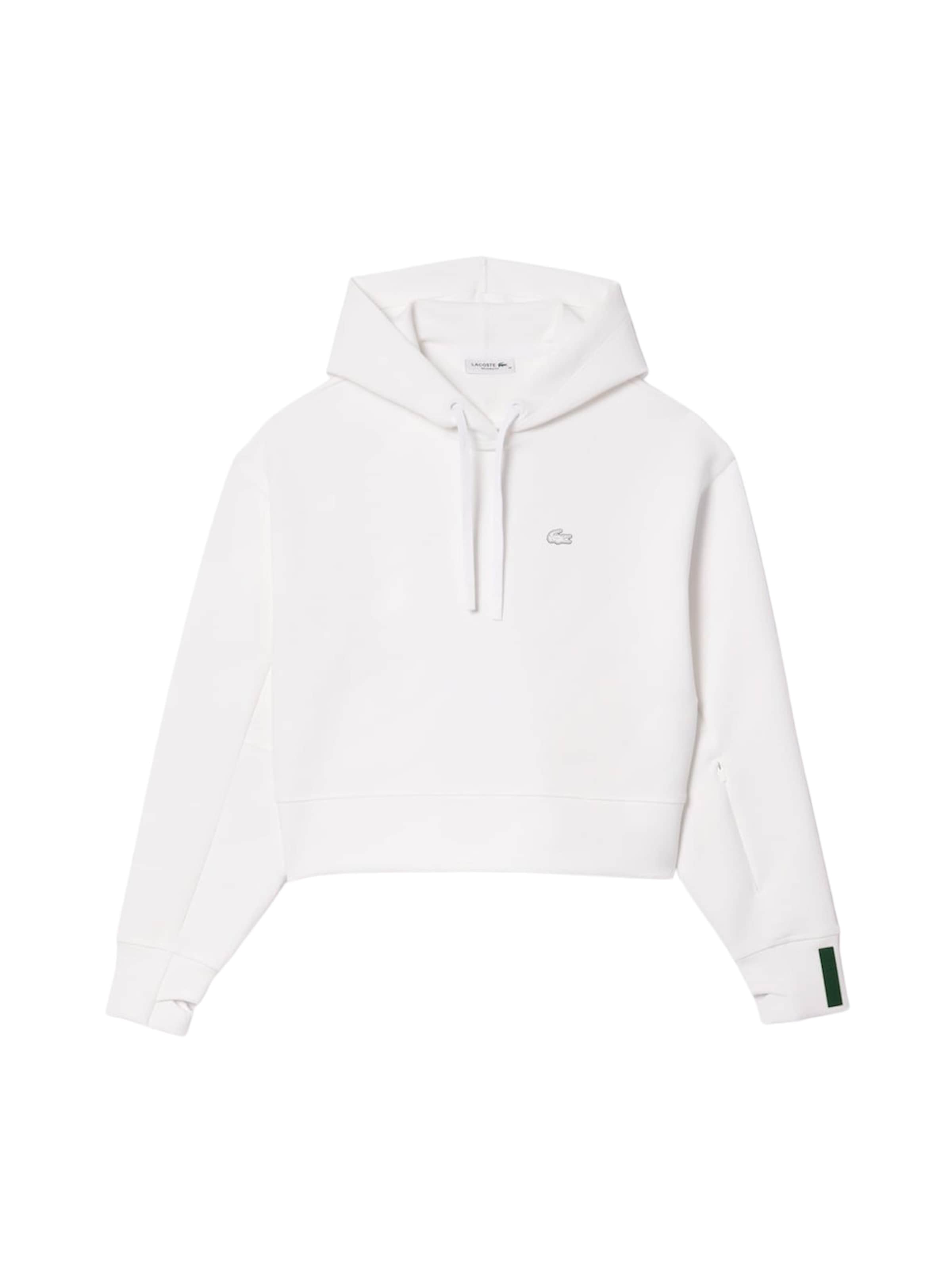 LACOSTE Sweatshirt in Weiß: Vorderseite