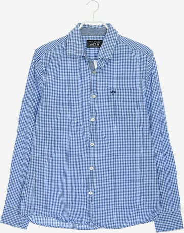 Jean Pascale Button Up Shirt in M in Blue: front