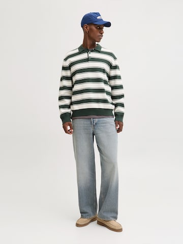 JACK & JONES Sweater 'JORNOSTALGIA' in Green