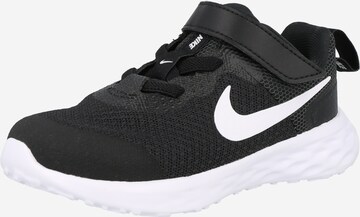 NIKE Athletic Shoes 'Revolution 6' in Black: front