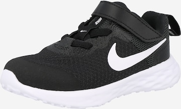 NIKE - Calzado deportivo 'Revolution 6' en negro: frente