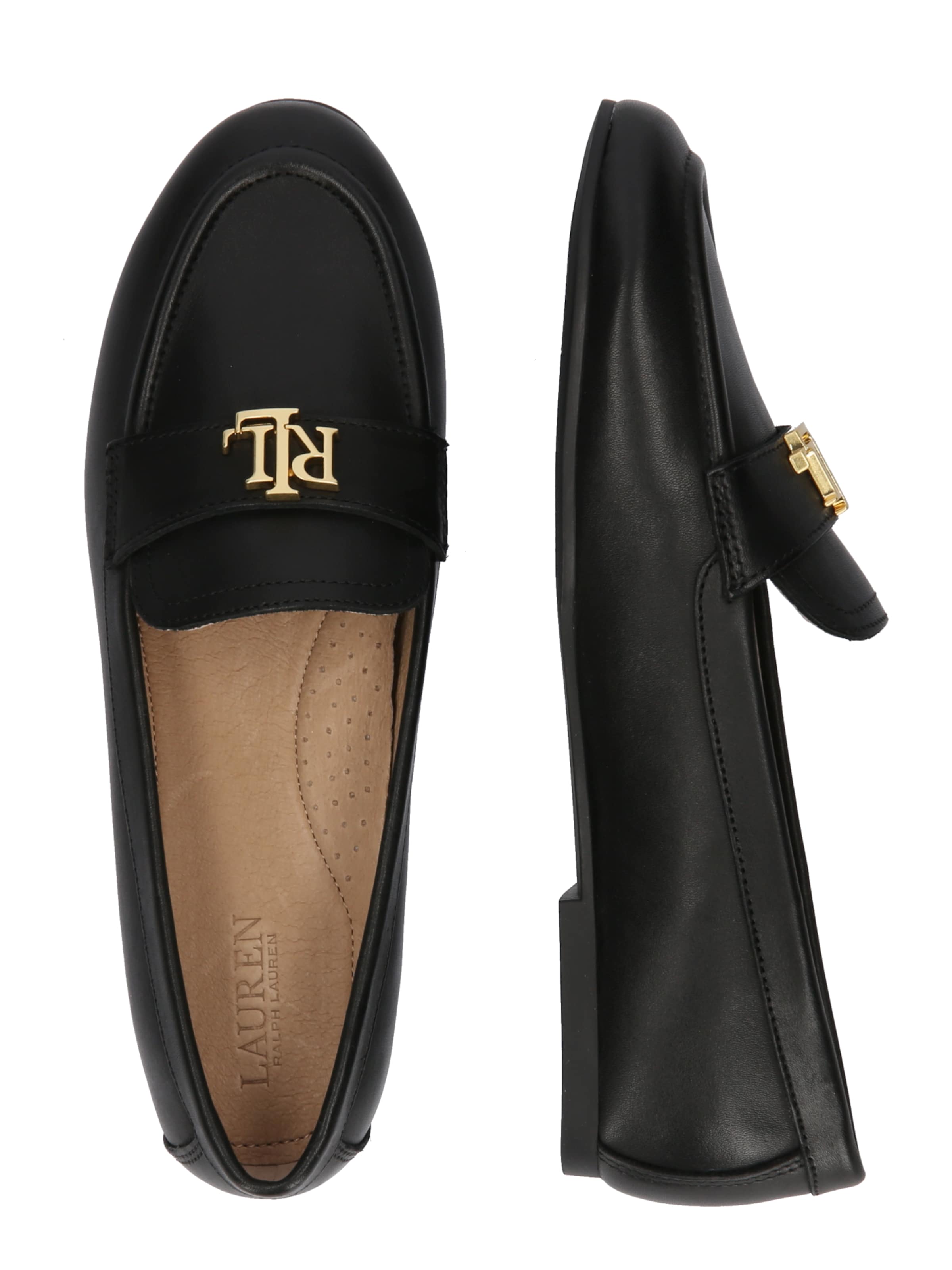 Lauren Ralph Lauren Házicipő 'AVERI' - fekete