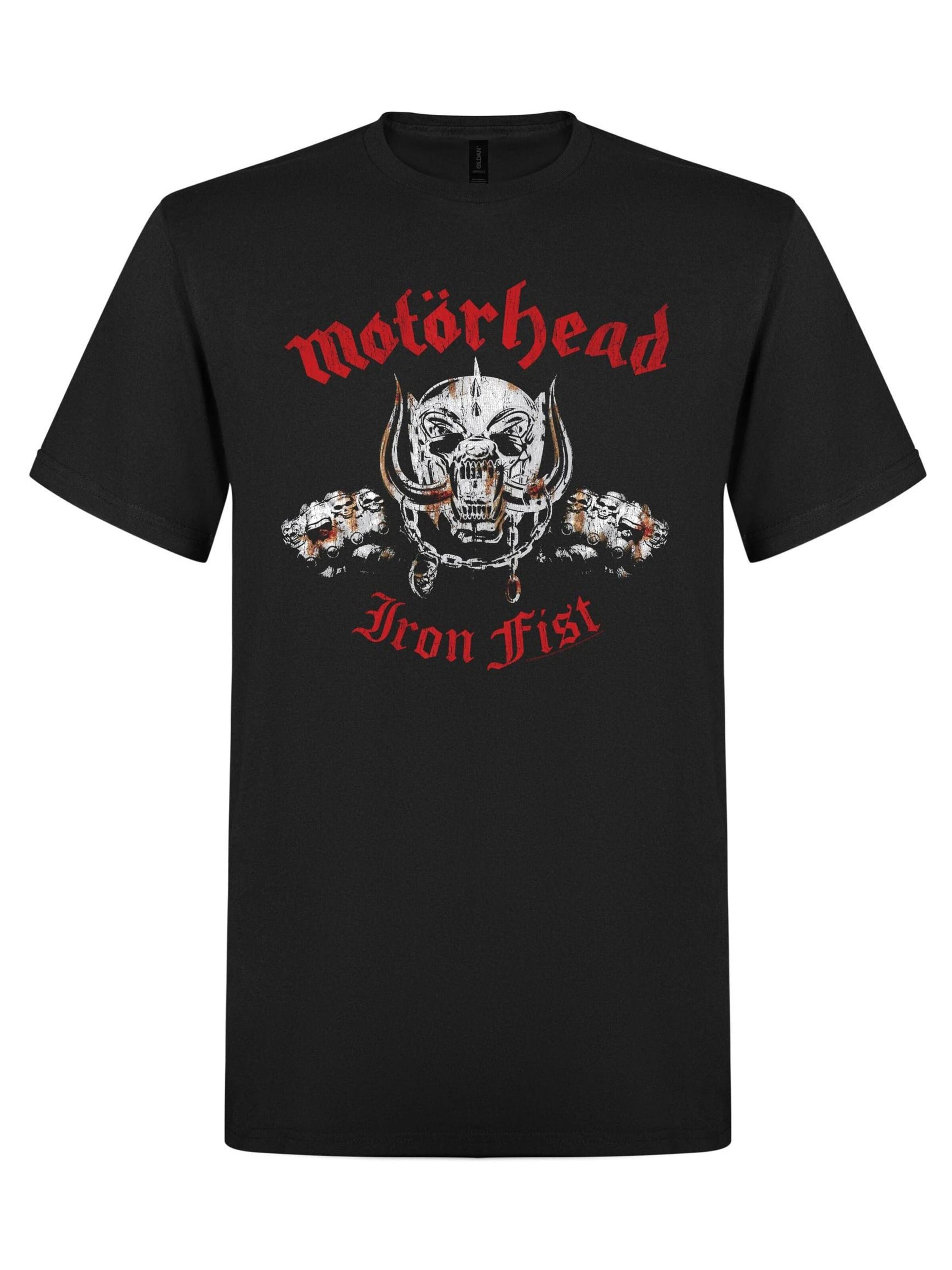 Motörhead Shirt 'Motörhead Iron Fist  T-Shirt' in Black: front