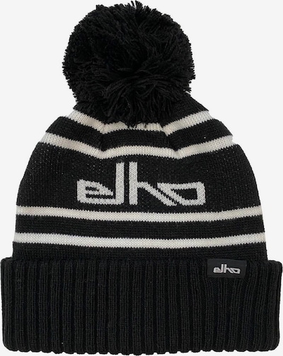 elho Bonnet 'La Plagne 89' en noir / blanc, Vue avec produit